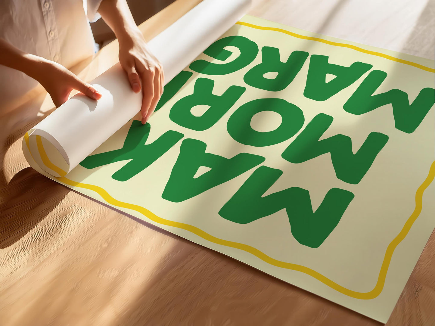 Customizable Make More Margs Art Print Poster ONLY, Kitchen Wall Art, funny Wall Decor for cocktail Lovers, Bar Decor, Make Margaritas