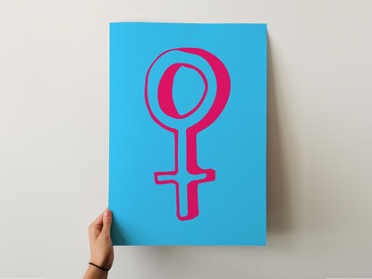 Customizable Woman Venus Feminist Print Poster ONLY, Protest Art, Feminism Wall Decor, Social Justice Poster, Activism Art, Gender Equality