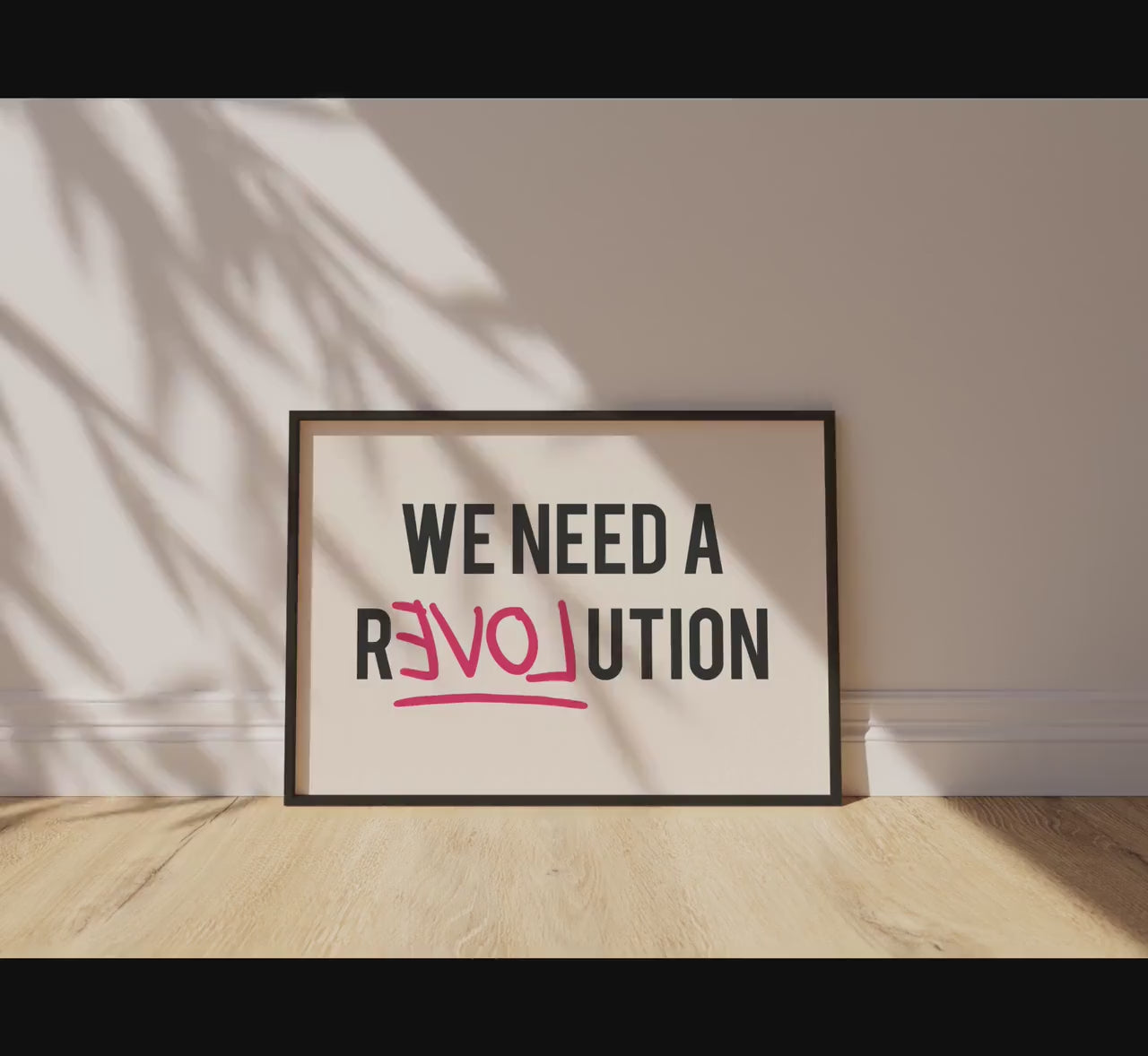 Customizable We Need A reEVOLution Print Poster ONLY, Protest Art, Feminist Wall Decor, Social Justice Poster, Activism Art, Custom Colours